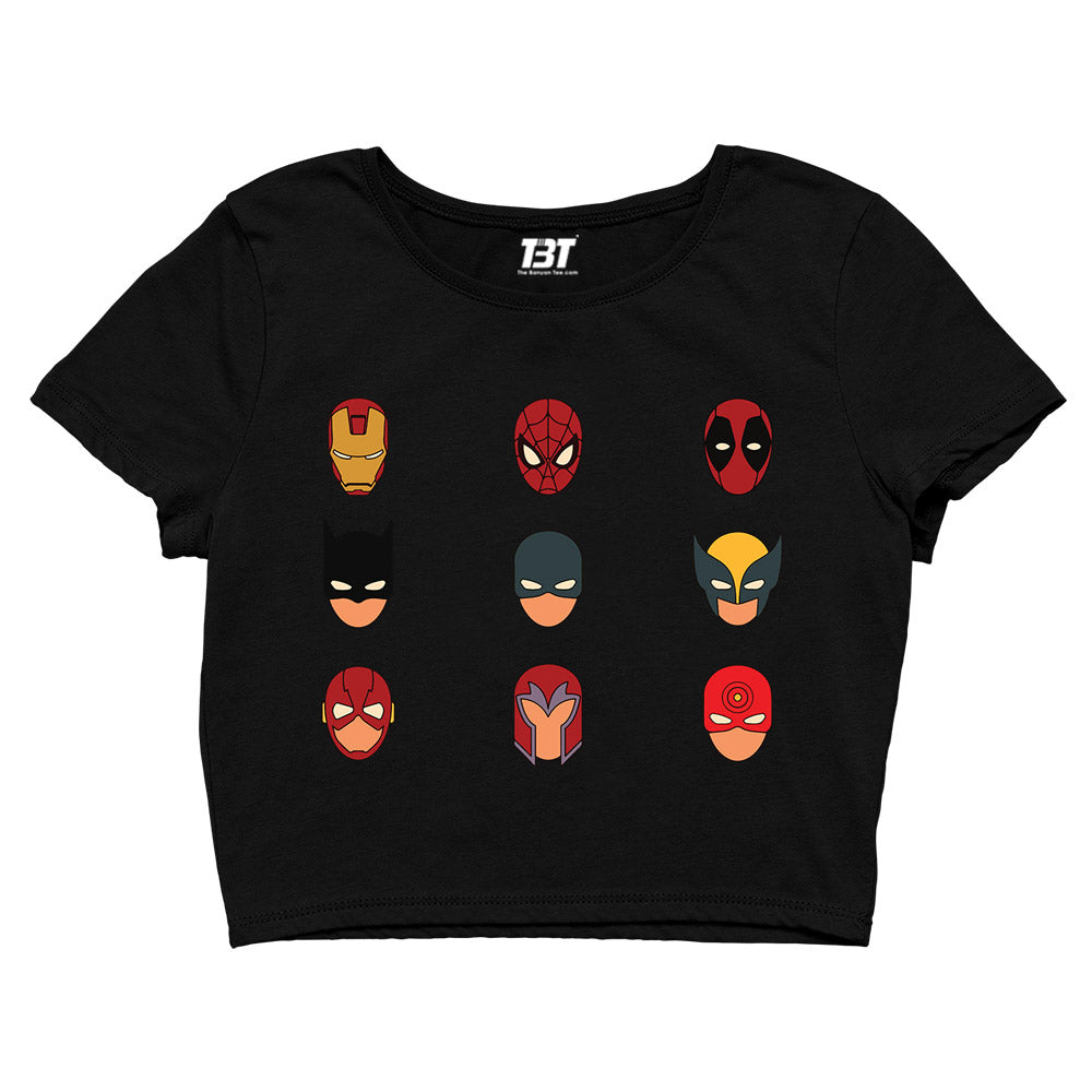 Superheroes Crop Top by The Banyan Tee TBT