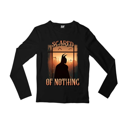 superheroes scared of nothing full sleeves long sleeves tv & movies buy online india the banyan tee tbt men women girls boys unisex black