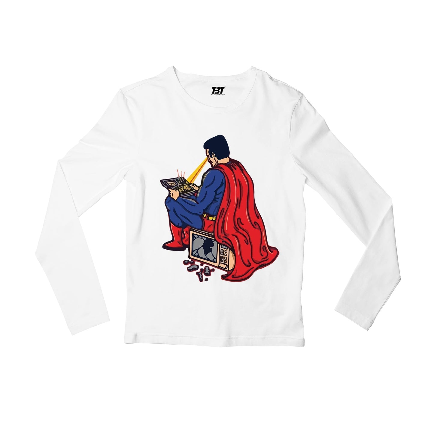 superheroes who needs a microwave full sleeves long sleeves tv & movies buy online india the banyan tee tbt men women girls boys unisex white