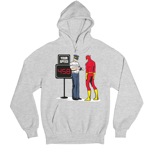superheroes flash hoodie hooded sweatshirt winterwear tv & movies buy online united states usa the banyan tee tbt men women girls boys unisex gray