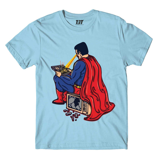 superheroes who needs a microwave t-shirt tv & movies buy online united states of america usa the banyan tee tbt men women girls boys unisex sky blue 