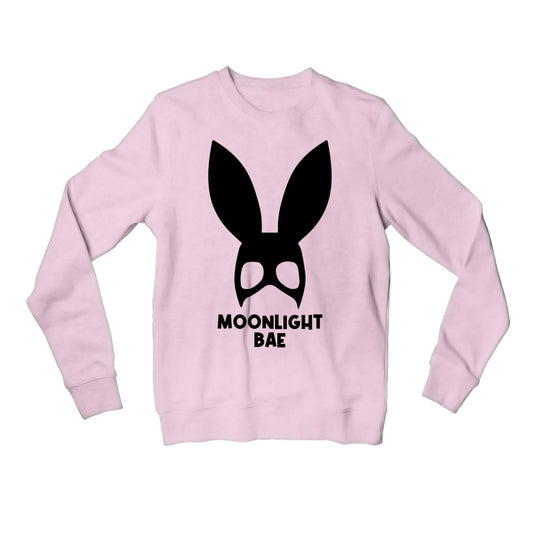 ariana grande moonlight bae sweatshirt upper winterwear music band buy online united states of america usa the banyan tee tbt men women girls boys unisex baby pink