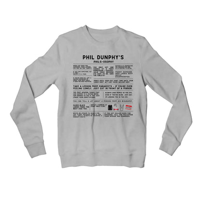 modern family the dunphy doctrine sweatshirt upper winterwear tv & movies buy online united states usa the banyan tee tbt men women girls boys unisex gray