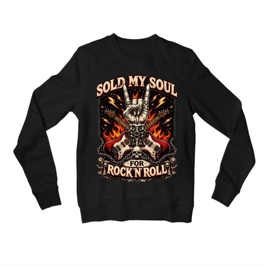 black sabbath sold my soul sweatshirt upper winterwear music band buy online united states usa the banyan tee tbt men women girls boys unisex black 
