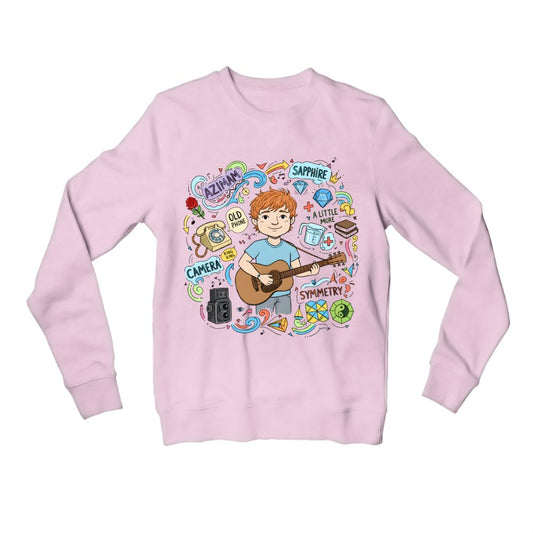 ed sheeran gingerverse sweatshirt upper winterwear music band buy online united states usa the banyan tee tbt men women girls boys unisex baby pink 
