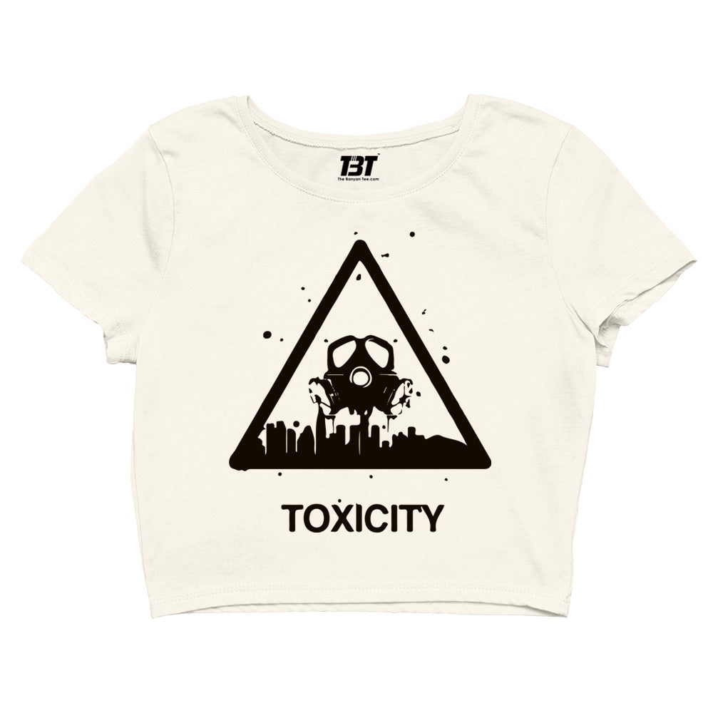 system of a down toxicity crop top music band buy online united states of america usa the banyan tee tbt men women girls boys unisex gray