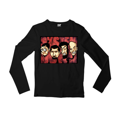 system of a down pop art full sleeves long sleeves music band buy online india the banyan tee tbt men women girls boys unisex black