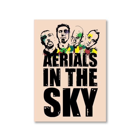 system of a down aerials in the sky poster wall art buy online united states of america usa the banyan tee tbt a4