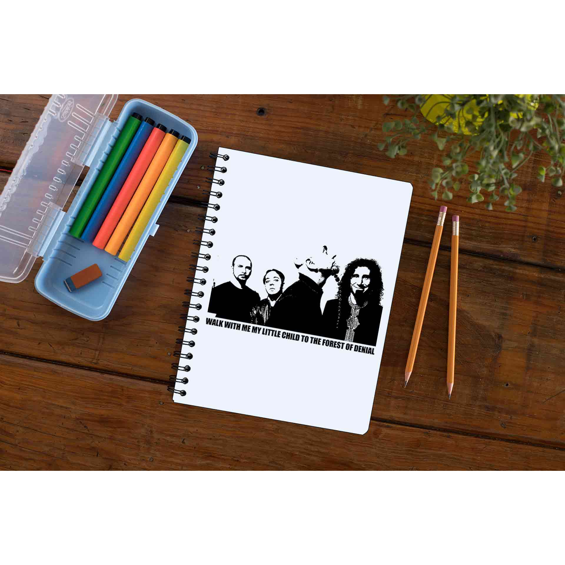 system of a down forest notebook notepad diary buy online united states of america usa the banyan tee tbt unruled