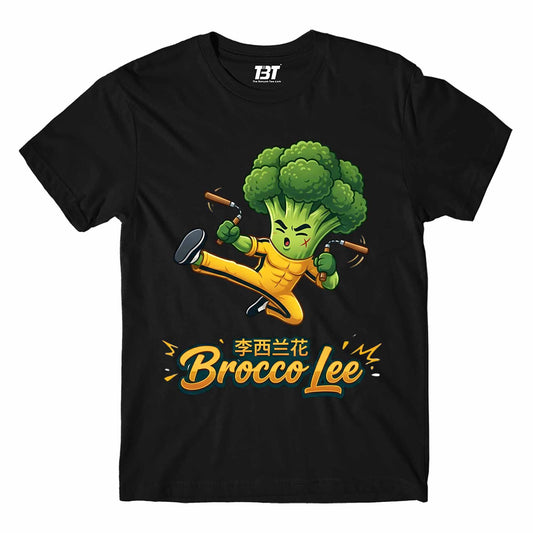 printed graphic brocco lee t-shirt printed graphic stylish buy online united states usa the banyan tee tbt men women girls boys unisex black