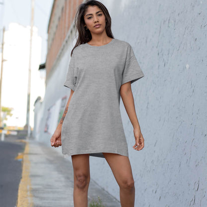 grey melange tshirt dresses by the banyan tee grey melange tshirt dress