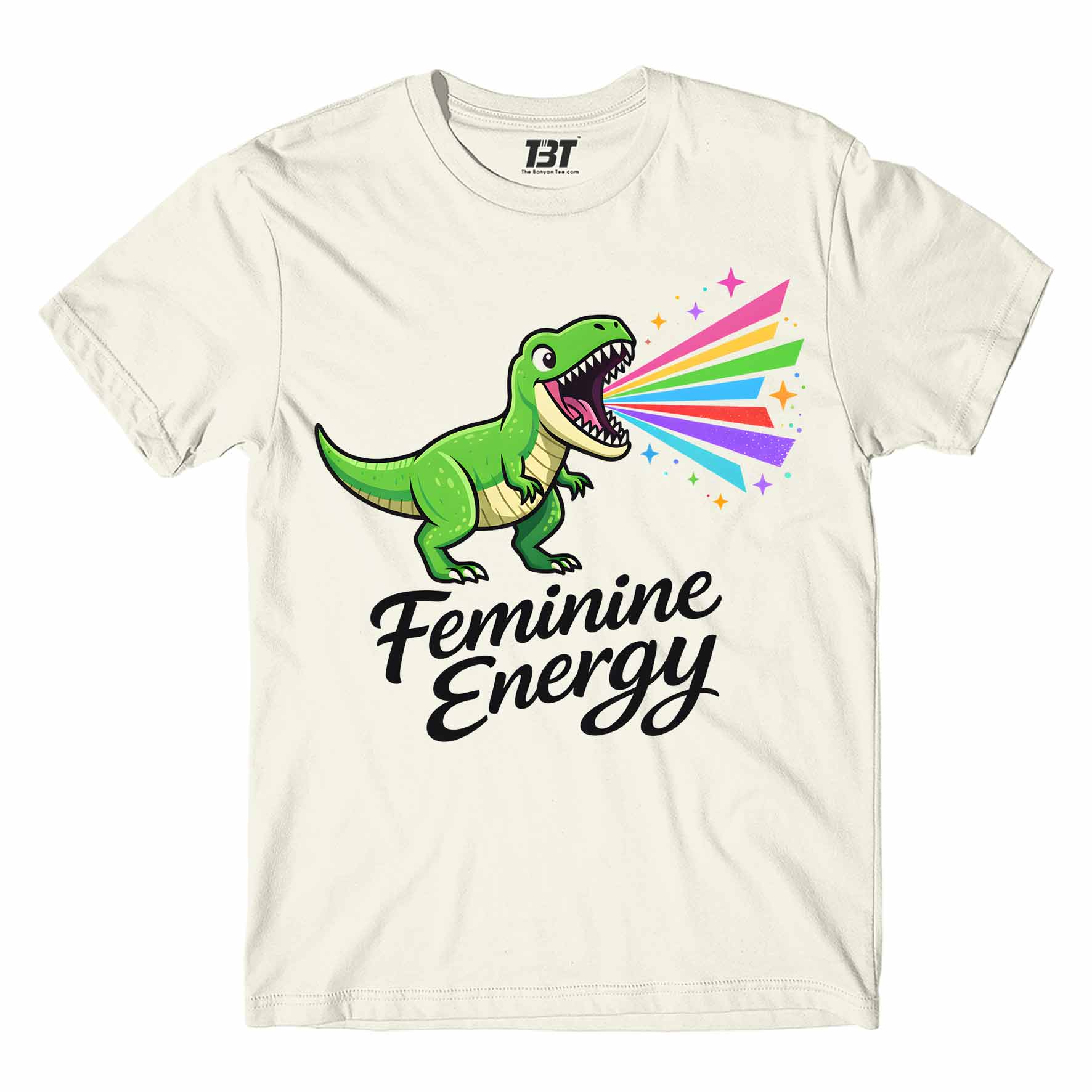 printed graphic feminine energy t-shirt printed graphic stylish buy online united states usa the banyan tee tbt men women girls boys unisex off white