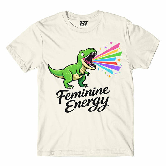printed graphic feminine energy t-shirt printed graphic stylish buy online united states usa the banyan tee tbt men women girls boys unisex off white