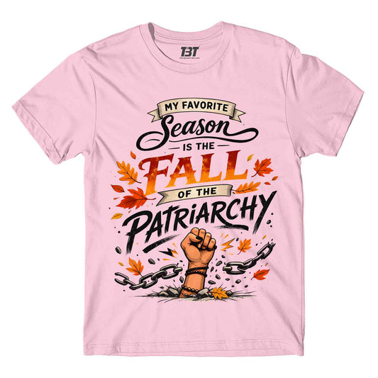 printed graphic the fall of patriarchy t-shirt printed graphic stylish buy online united states usa the banyan tee tbt men women girls boys unisex baby pink