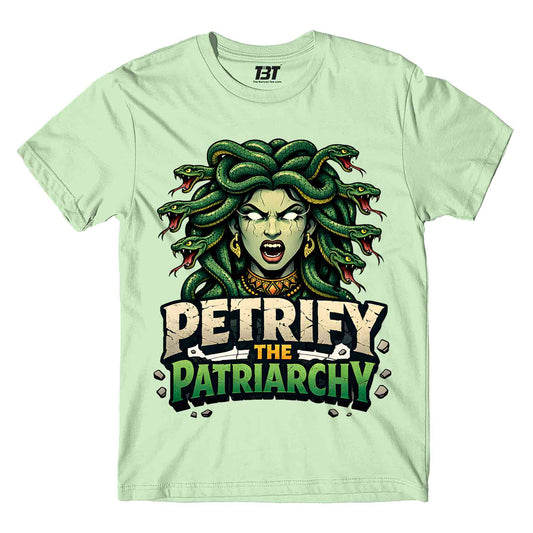 printed graphic petrify the patriarchy t-shirt printed graphic stylish buy online united states usa the banyan tee tbt men women girls boys unisex jade