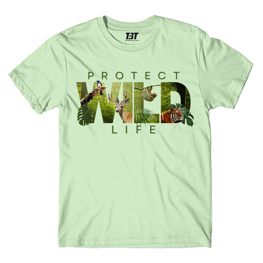 printed graphic protect the wildlife t-shirt printed graphic stylish buy online united states usa the banyan tee tbt men women girls boys unisex jade
