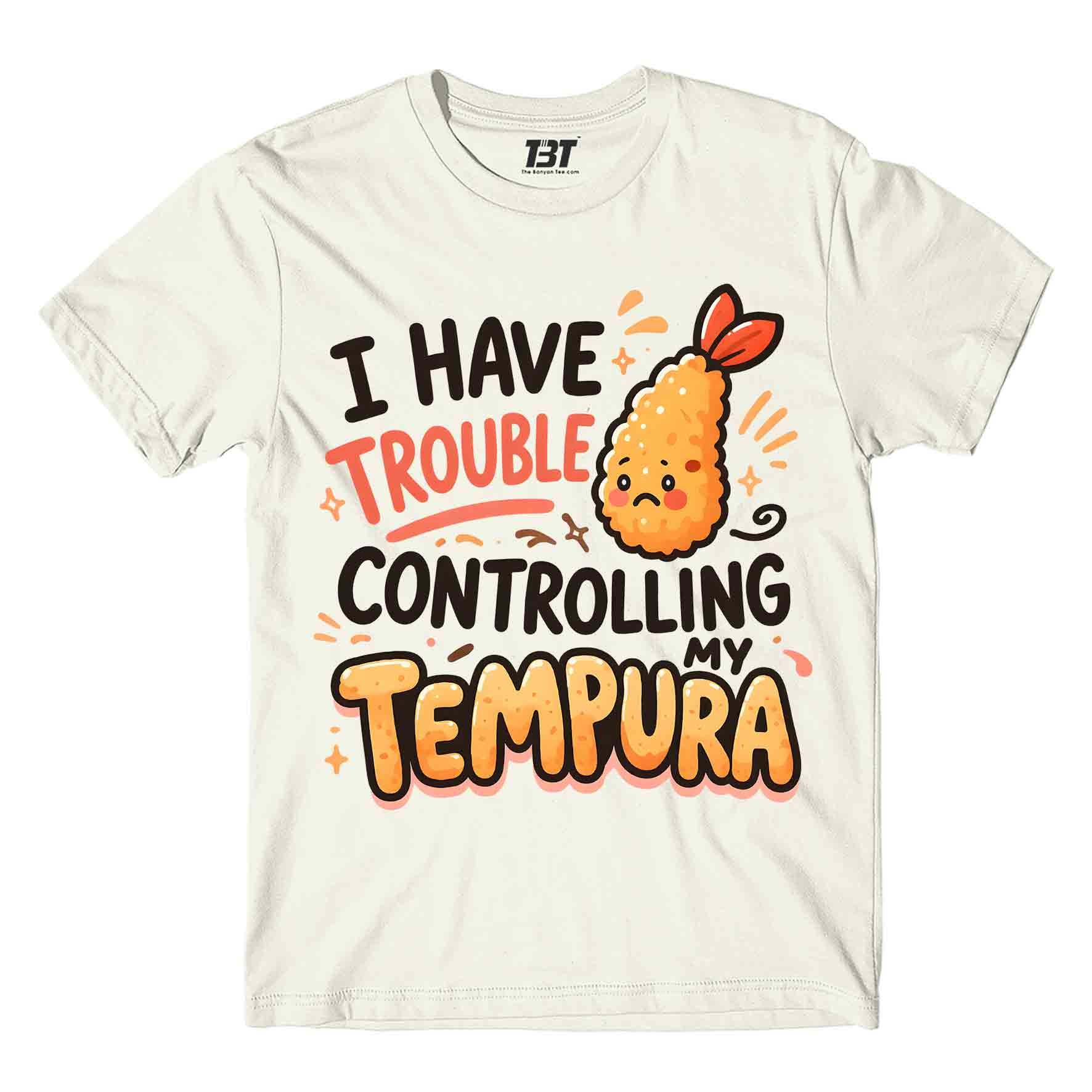 printed graphic tempura t-shirt printed graphic stylish buy online united states usa the banyan tee tbt men women girls boys unisex off white