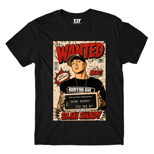 eminem real slim shady t-shirt music band buy online united states usa the banyan tee tbt men women girls boys unisex black 