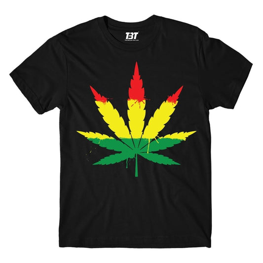 bob marley unity leaf t-shirt music band buy online united states usa the banyan tee tbt men women girls boys unisex black 