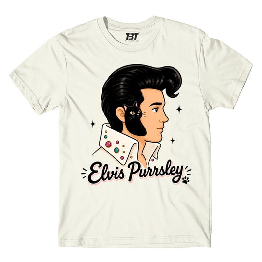 elvis presley purrsley t-shirt music band buy online united states usa the banyan tee tbt men women girls boys unisex off white 