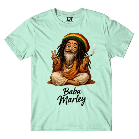 bob marley baba marley t-shirt music band buy online united states usa the banyan tee tbt men women girls boys unisex mint 