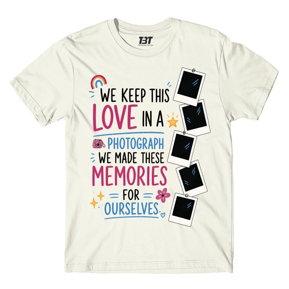 ed sheeran photograph t-shirt music band buy online united states usa the banyan tee tbt men women girls boys unisex off white 