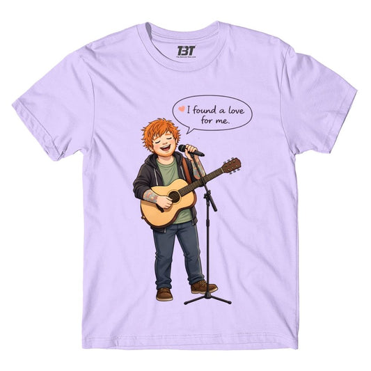 ed sheeran i found a love t-shirt music band buy online united states usa the banyan tee tbt men women girls boys unisex lavender 