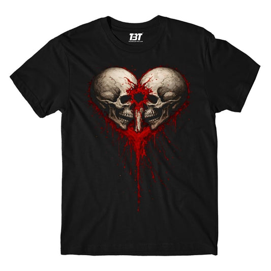 bullet for my valentine bullet heart t-shirt music band buy online united states usa the banyan tee tbt men women girls boys unisex black 