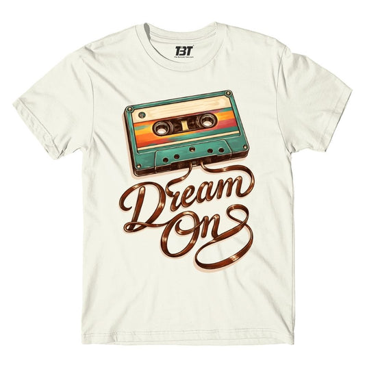 aerosmith dream on t-shirt music band buy online united states usa the banyan tee tbt men women girls boys unisex off white 