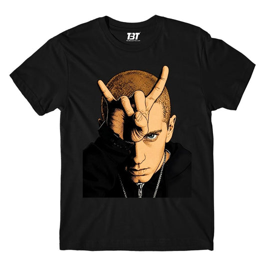 eminem bull horn t-shirt music band buy online united states usa the banyan tee tbt men women girls boys unisex black 