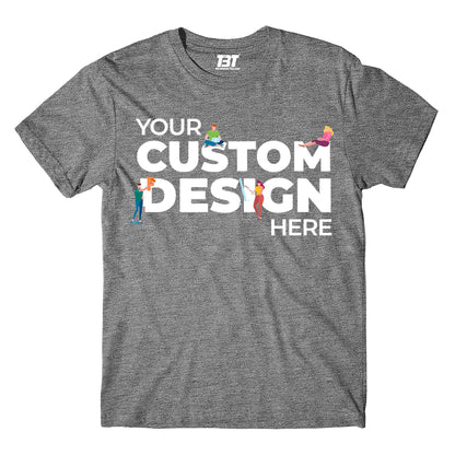 custom t shirt customized tee by the banyan tee charcoal melange