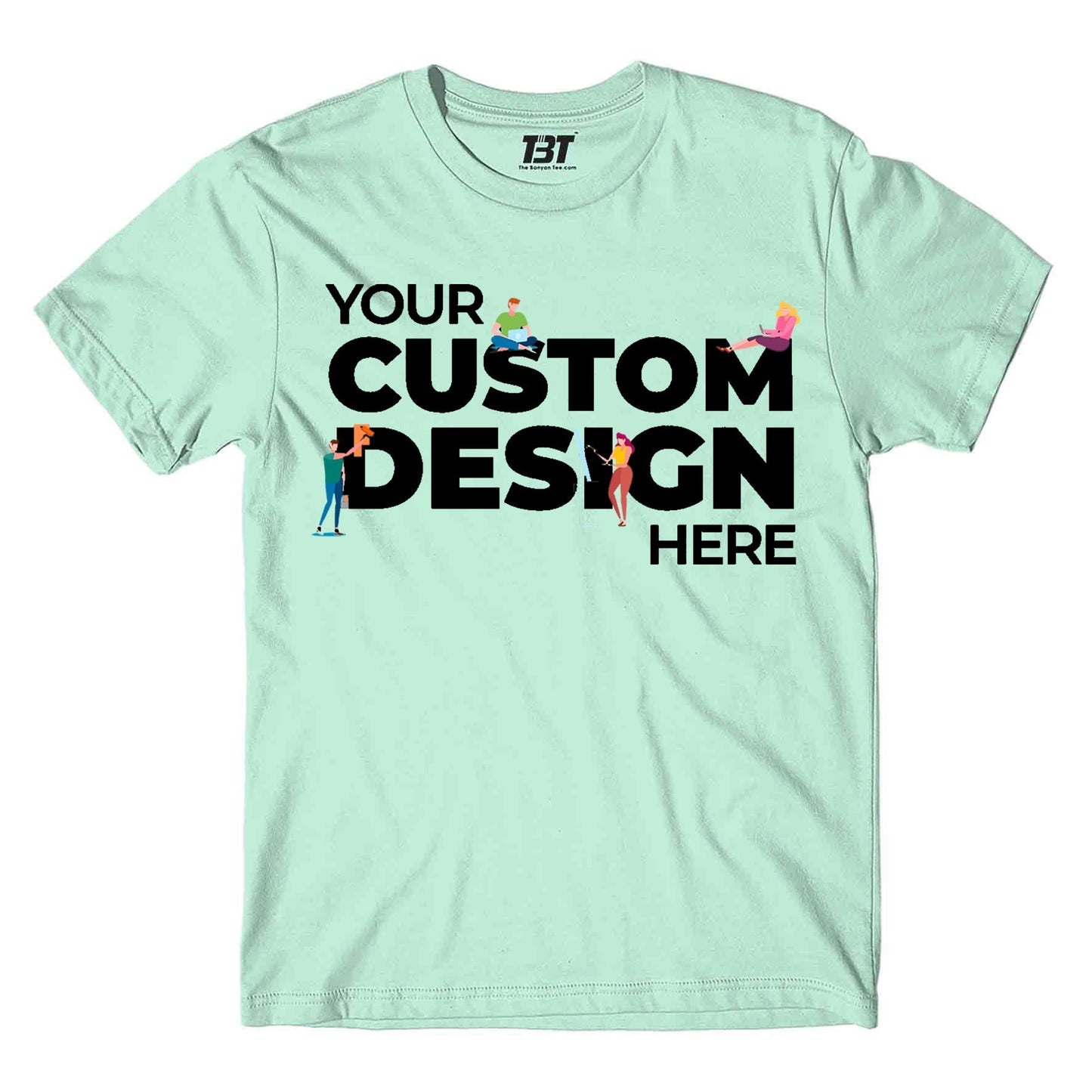 customized custom t-shirt shirt black the banyan tee your design here