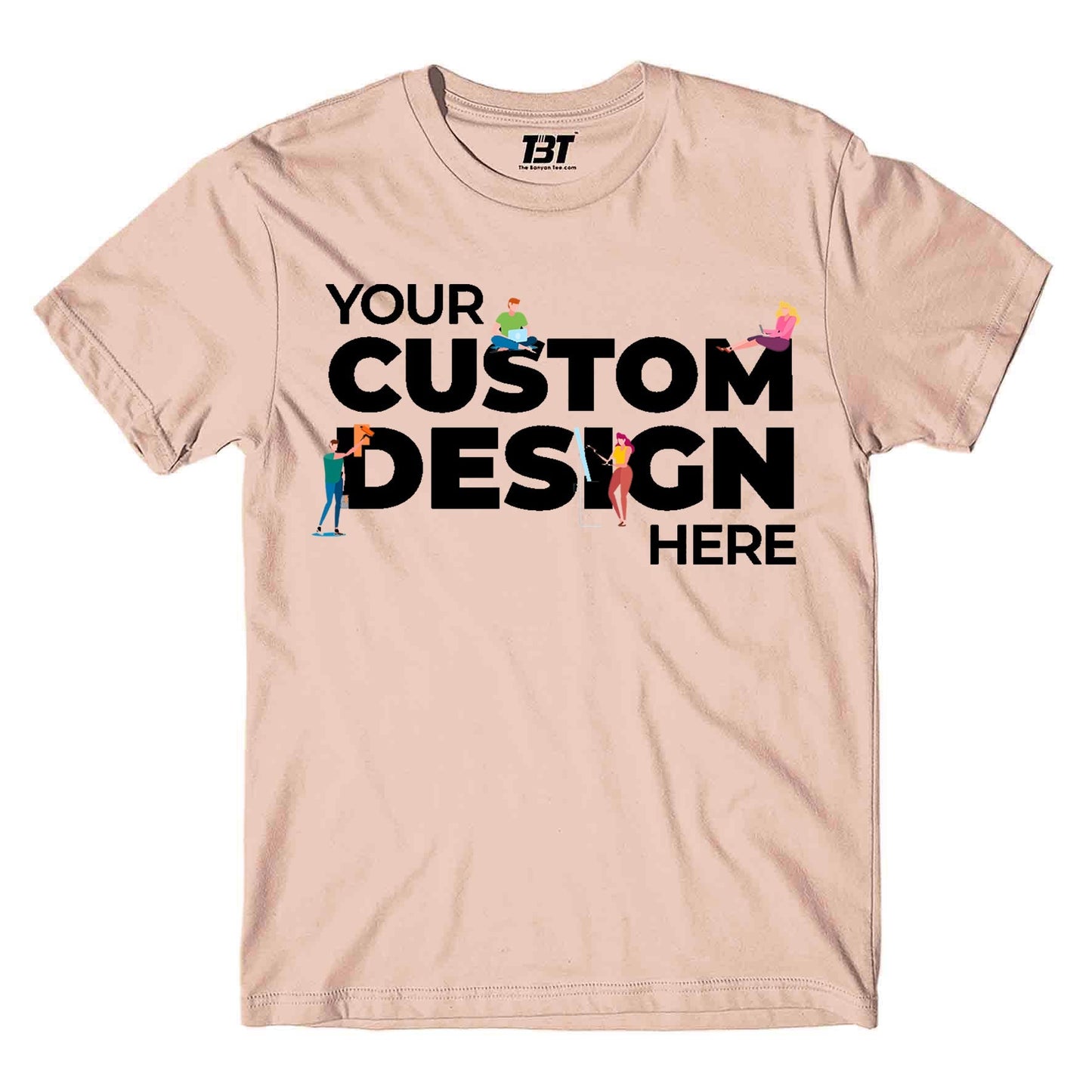 customized custom t-shirt shirt black the banyan tee your design here