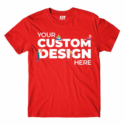 customized custom t-shirt shirt red the banyan tee your design here