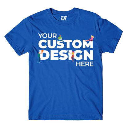 custom t shirt customized tee your design here the banyan tee personalized shirt royal blue