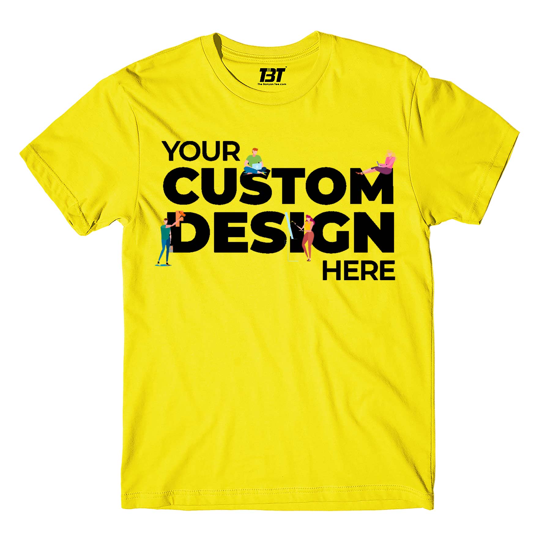 customized custom t-shirt shirt black the banyan tee your design here