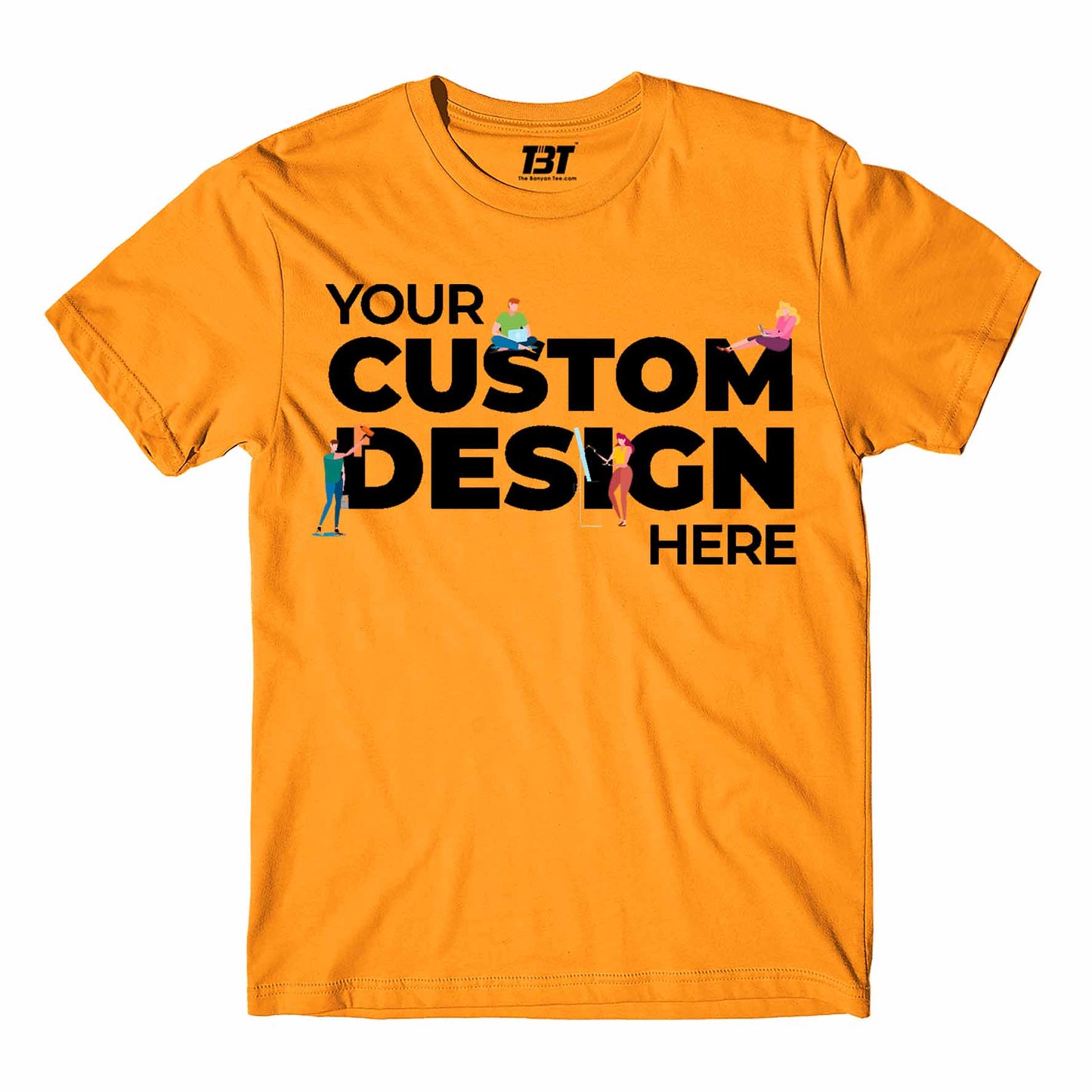 customized custom t-shirt shirt black the banyan tee your design here