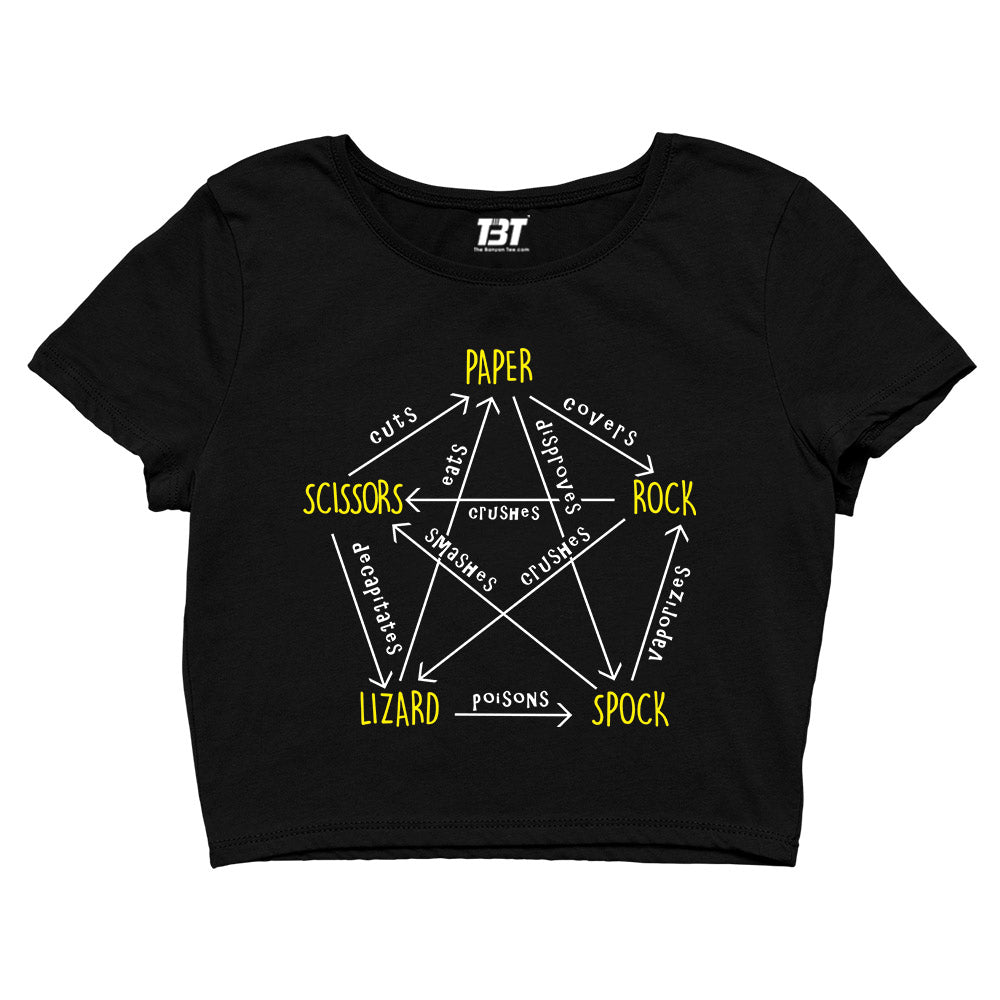 The Big Bang Theory Crop Top by The Banyan Tee TBT