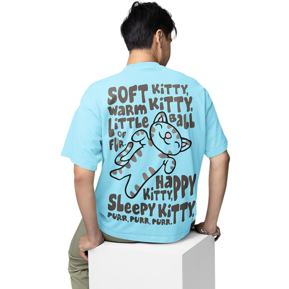 the big bang theory oversized t shirt - soft kitty tv & movies t-shirt baby blue buy online india the banyan tee tbt men women girls boys unisex