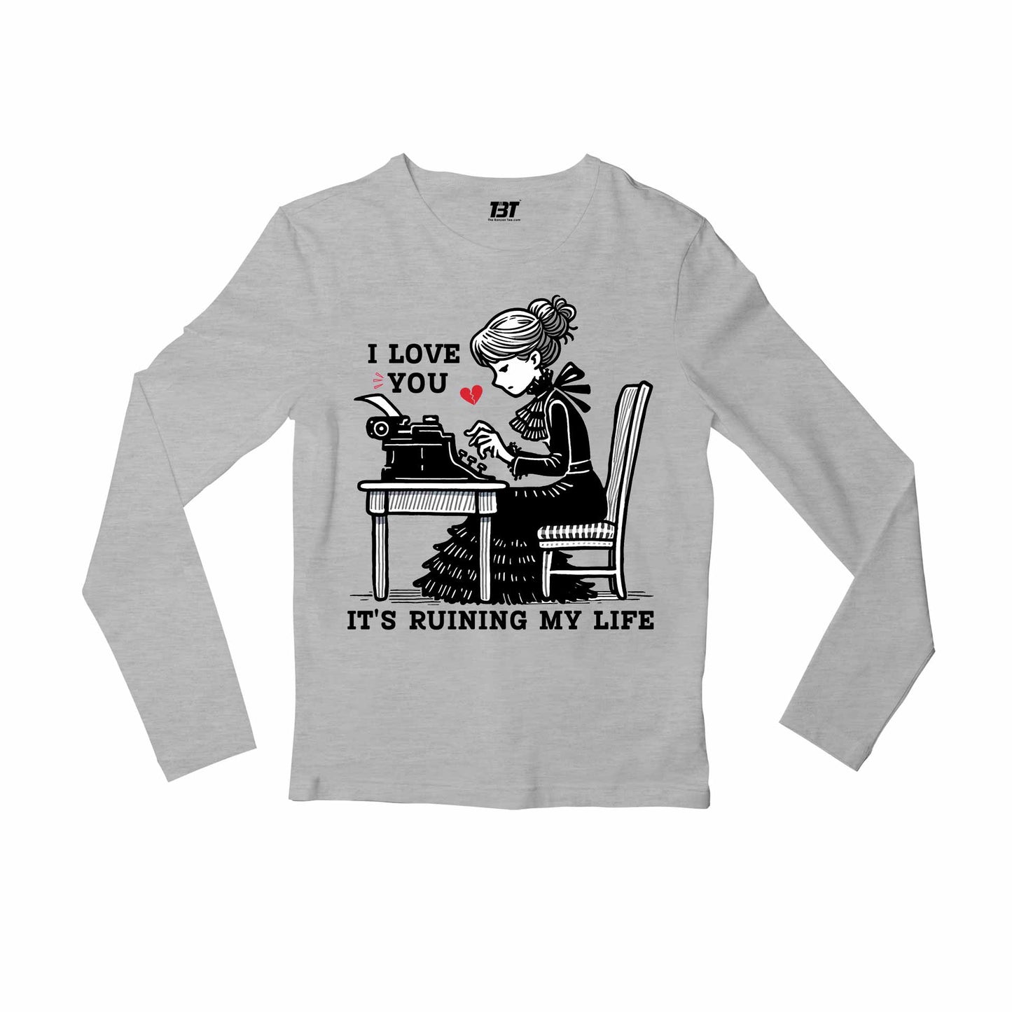 taylor swift fortnight full sleeves long sleeves music band buy online india the banyan tee tbt men women girls boys unisex gray