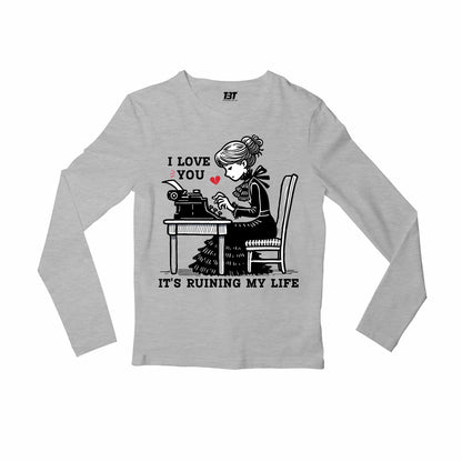 taylor swift fortnight full sleeves long sleeves music band buy online india the banyan tee tbt men women girls boys unisex gray