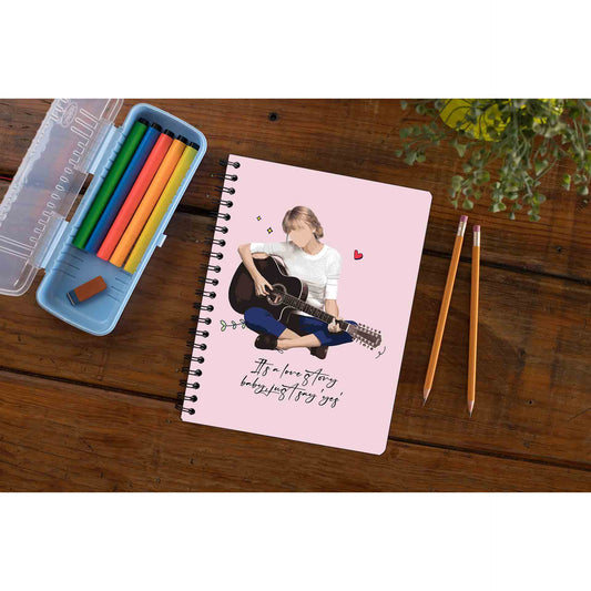 taylor swift love story notebook notepad diary buy online united states of america usa the banyan tee tbt unruled