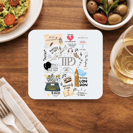 taylor swift a poet's doodle coasters wooden table cups indian music band buy online india the banyan tee tbt men women girls boys unisex