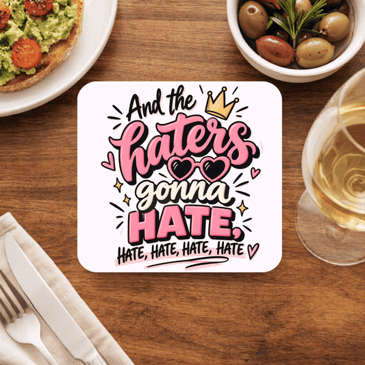 taylor swift haters gonna hate coasters wooden table cups united states usan music band buy online united states usa the banyan tee tbt men women girls boys unisex  