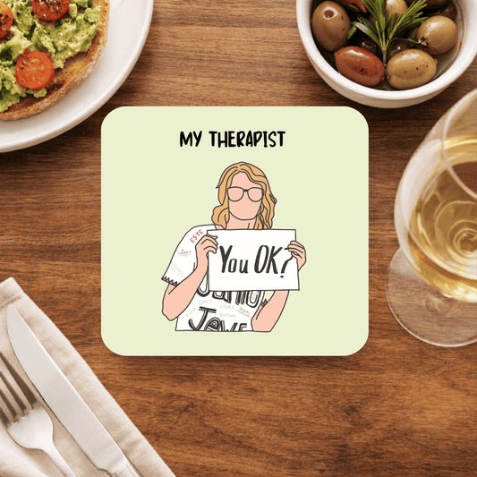 taylor swift my therapist coasters wooden table cups indian music band buy online india the banyan tee tbt men women girls boys unisex