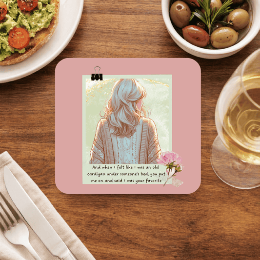 taylor swift old cardigan coasters wooden table cups indian music band buy online india the banyan tee tbt men women girls boys unisex