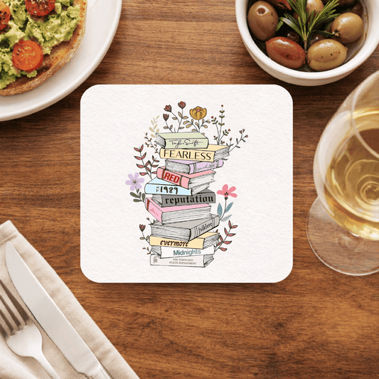 taylor swift the tale of tunes coasters wooden table cups indian music band buy online india the banyan tee tbt men women girls boys unisex