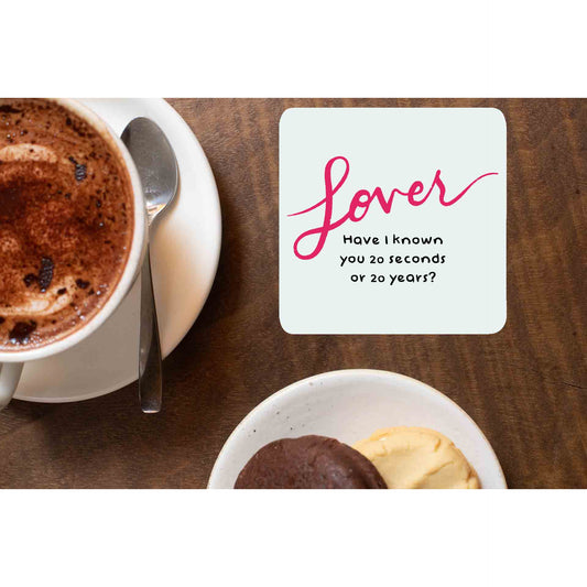 taylor swift Lover coasters wooden table cups indian music band buy online india the banyan tee tbt men women girls boys unisex