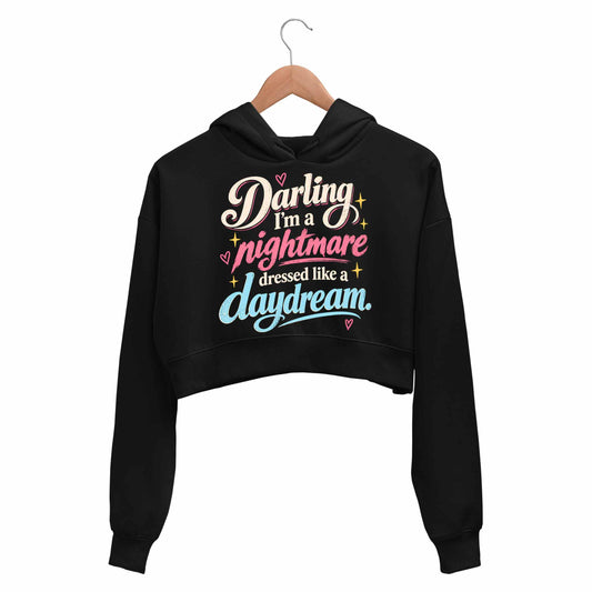 taylor swift dressed like a daydream crop hoodie hooded sweatshirt upper winterwear music band buy online united states usa the banyan tee tbt men women girls boys unisex black 
