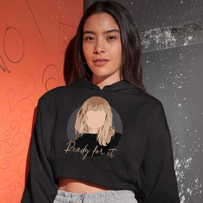 taylor swift ready for it crop hoodie hooded sweatshirt upper winterwear music band buy online india the banyan tee tbt men women girls boys unisex black